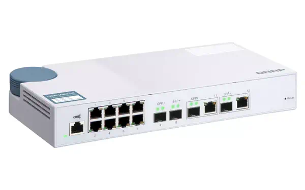 QNAP QSW-M408-2C commutateur réseau Géré L2 10G Ethernet QNAP - visuel 1 - hello RSE - Puissantes fonctions système et de sécurité