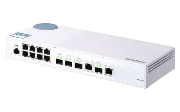 QNAP QSW-M408-2C commutateur réseau Géré L2 10G Ethernet (100/1000/10000) Blanc - Switchs et Hubs - visuel 6