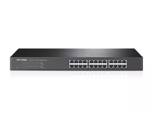 Vente Switchs et Hubs TP-LINK 24-port 10/100M Switch 24 10/100M RJ45 ports 1U 19-inch sur hello RSE