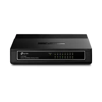 Avantages TP-Link TL-SF1016D Non-géré Fast Ethernet (10/100) Noir