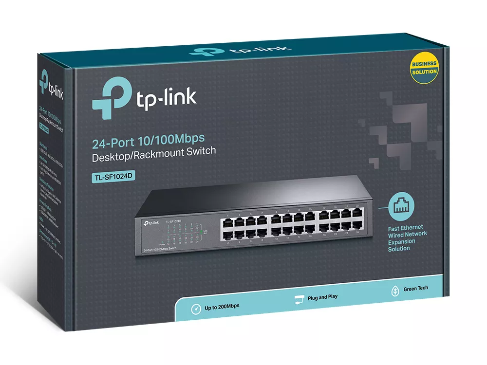 Vente TP-LINK 24-port 10/100M Switch 24 10/100M RJ45 ports TP-Link au meilleur prix - visuel 4