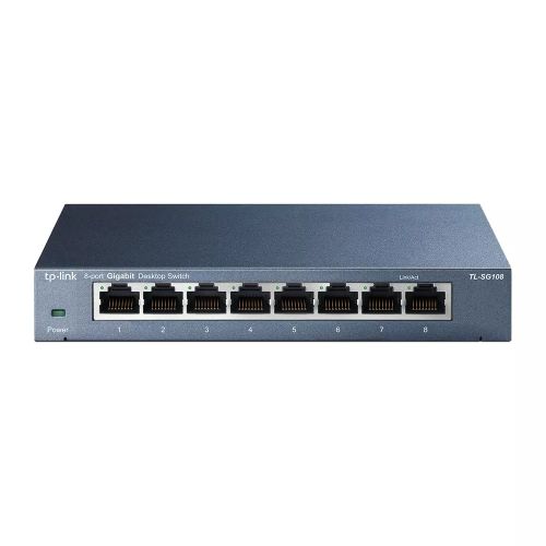 Vente Switchs et Hubs TP-LINK 8-port Desktop Gigabit Switch 8 10/100/1000M RJ45 ports steel