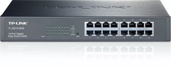 Vente Switchs et Hubs TP-LINK 16-Port Gigabit Easy Smart Switc 16 10/100/1000Mbps RJ45