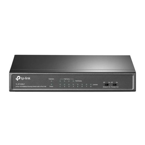 Vente Switchs et Hubs TP-LINK TL-SF1008LP 8-Port 10/100 Mbps Desktop Switch with 4-Port PoE sur hello RSE
