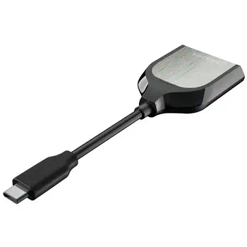 Livraison gratuite SanDisk Extreme PRO lecteur de carte mémoire USB 3.2 Gen 1 (3.1 Gen 1) Type-C Noir, Argent
