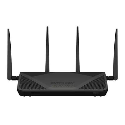 Synology RT2600AC routeur sans fil Gigabit Ethernet Bi-bande (2,4 GHz / 5 GHz) Noir - Borne Wifi - visuel 1