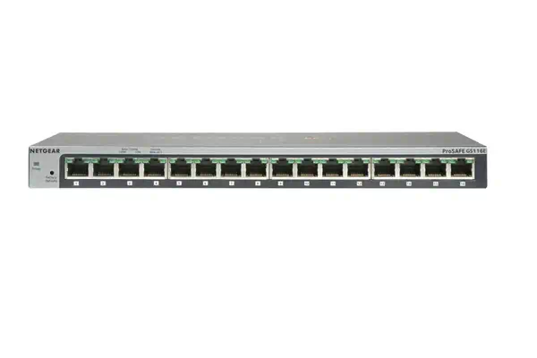 NETGEAR GS116 Non-géré Gigabit Ethernet (10/100/1000) Gris - Netgear - Switchs et Hubs - visuel 1