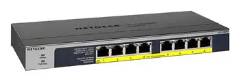 Livraison gratuite NETGEAR GS108PP Non-géré Gigabit Ethernet (10/100/1000) Connexion Ethernet, supportant l'alimentatio