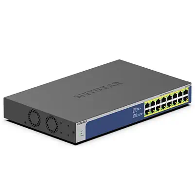 NETGEAR GS516PP Non-géré Gigabit Ethernet (10/100/1000) Connexion Ethernet, supportant l'alimentatio - Netgear - Switchs et Hubs - visuel 3