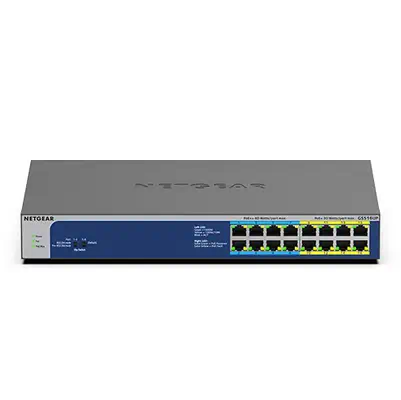 NETGEAR GS516UP Non-géré Gigabit Ethernet (10/100/1000) Connexion Ethernet, supportant l'alimentatio - Netgear - Switchs et Hubs - visuel 1