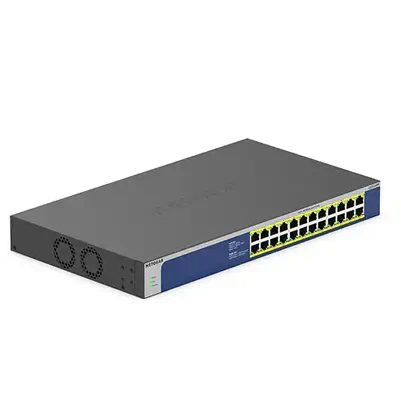 NETGEAR GS524PP Non-géré Gigabit Ethernet (10/100/1000) Connexion Ethernet, Netgear - visuel 1 - hello RSE - Puissant et économe en énergie