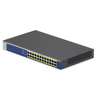 NETGEAR GS524PP Non-géré Gigabit Ethernet (10/100/1000) Connexion Ethernet, Netgear - visuel 1 - hello RSE - Connectivité instantanée et performances haute fiabilité