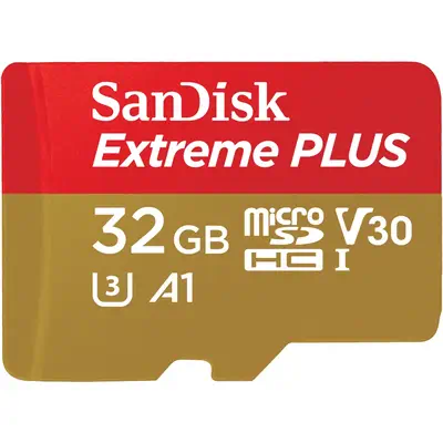 SanDisk Extreme Plus 32 Go MicroSDHC UHS-I - Sandisk - Carte Mémoire - visuel 1