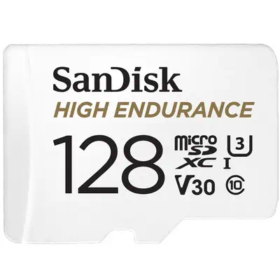 SanDisk High Endurance 128 Go MicroSDXC UHS-I Classe 10 - Sandisk - Carte Mémoire - visuel 1