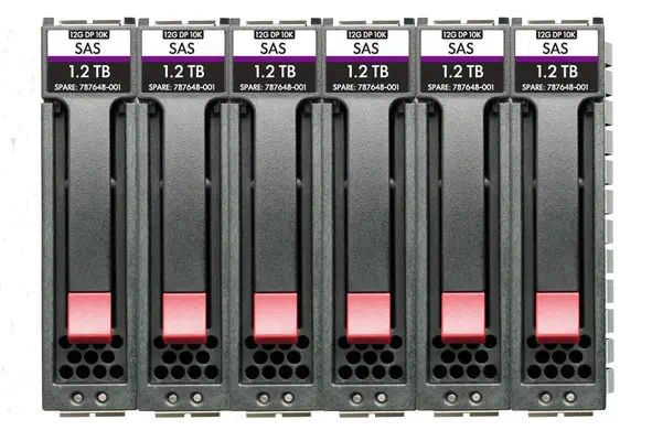 Bundle de 6 disques durs MSA 14.4 To SAS 12G Enterprise 10 000 tr/min Petit facteur de forme (2.5 po - HP - Disque dur Interne - visuel 1