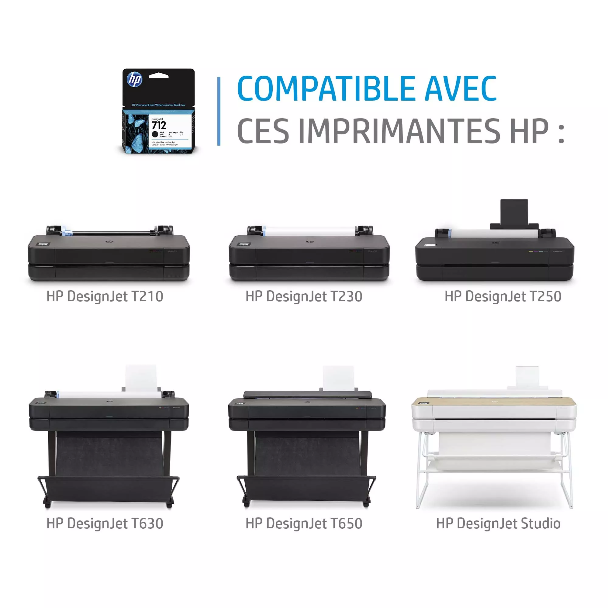 Vente HP 712 29-ml Magenta DesignJet Ink Cartridge HP au meilleur prix - visuel 4