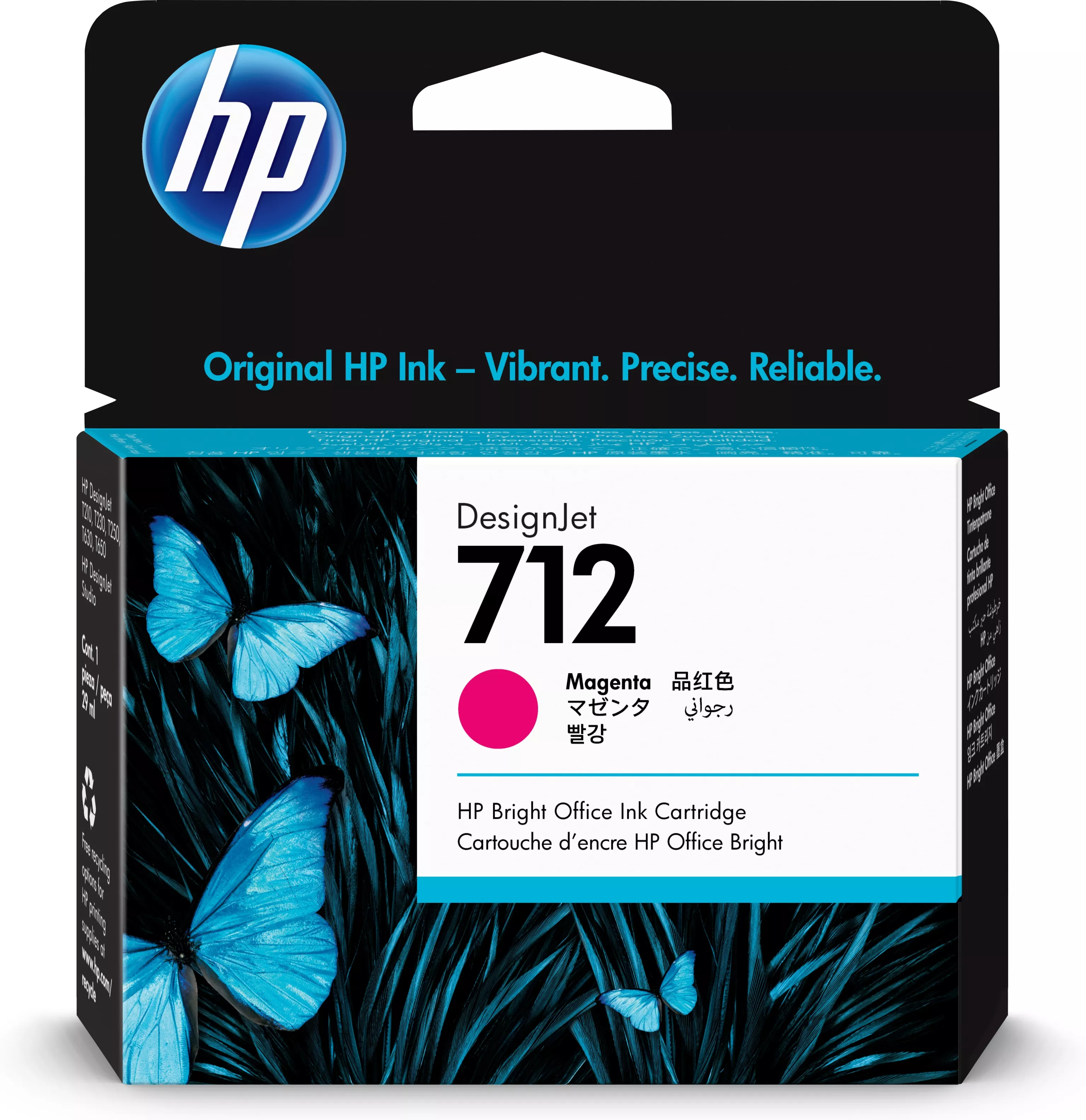 Vente HP 712 29-ml Magenta DesignJet Ink Cartridge au meilleur prix