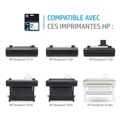 Cartouche d'encre DesignJet HP 712, magenta, 29 ml - Cartouches d'encre - visuel 2