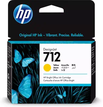 Achat HP 712 29-ml Yellow DesignJet Ink Cartridge au meilleur prix