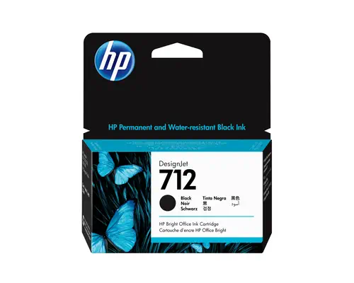 Cartouche d'encre DesignJet HP 712, noir, 38 ml - Cartouches d'encre - visuel 1