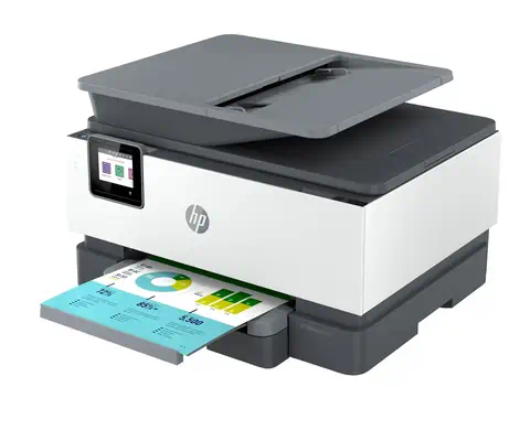 OfficeJet Pro 9012e Sans fil All-in-One Couleur Imprimante, Instant Ink; Impression recto-verso - HP - Multifonctions Jet d'encre - visuel 3