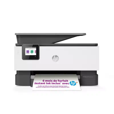 OfficeJet Pro 9012e Sans fil All-in-One Couleur Imprimante, Instant Ink; Impression recto-verso - HP - Multifonctions Jet d'encre - visuel 1