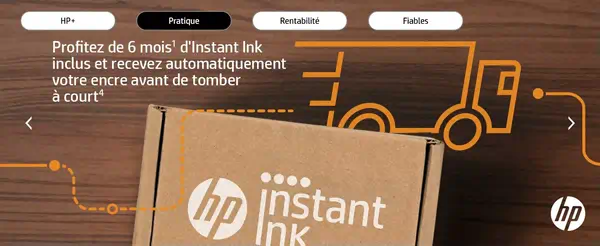 HP DeskJet 2710e Imprimante tout-en-un Jet d'encre couleur Copie Scan - 6  mois d'Instant ink inclus avec HP+