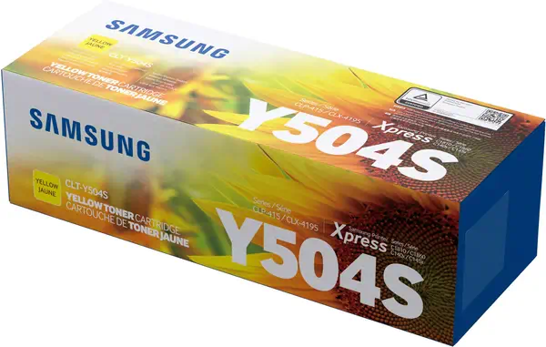 Revendeur officiel SAMSUNG original Toner cartridge LT-Y504S/ELS Yellow