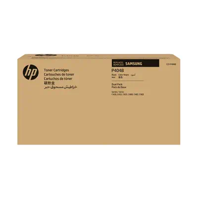 CLT-P404B Pack de 2 cartouches de toner noir authentiques - HP - Toner - visuel 1