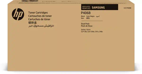 Vente HP Samsung CLT-P406B Pack de 2 cartouches de HP au meilleur prix - visuel 8
