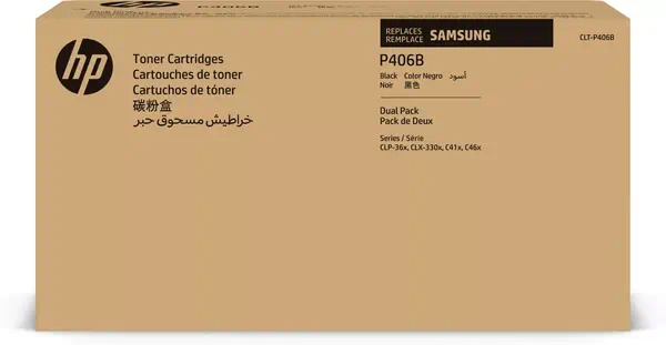 Vente HP Samsung CLT-P406B Pack de 2 cartouches de HP au meilleur prix - visuel 6