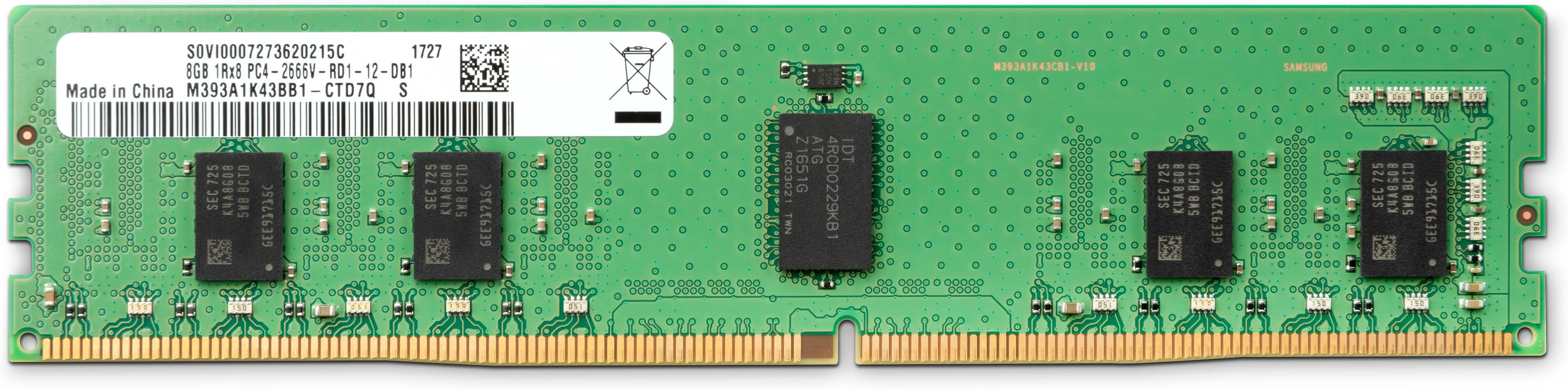 Achat HP 8Go DDR4-2666 1x8Go ECC RegRAM sur hello RSE - visuel 7
