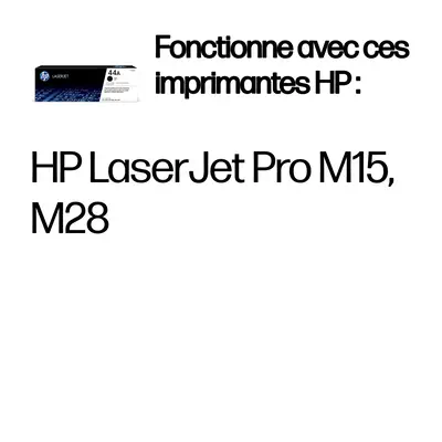 HP HP44A Toner LaserJet authentique noir - visuel 3