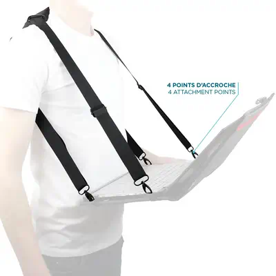 Mobilis 001024 sangle Noir - Autre Accessoire pour portable - visuel 2