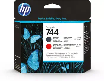 Achat HP 744 original Printhead F9J88A Matte Black & Red au meilleur prix