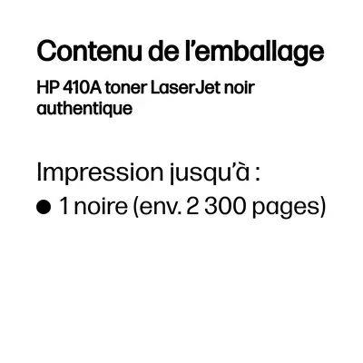 HP 410A toner LaserJet noir authentique - Toner - visuel 2