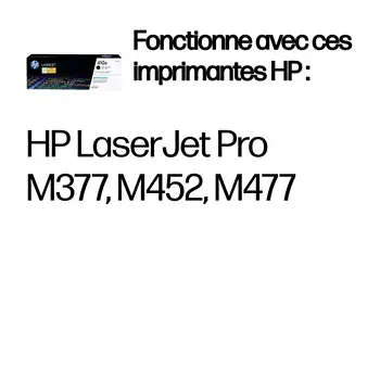 HP 410A toner LaserJet noir authentique avantages