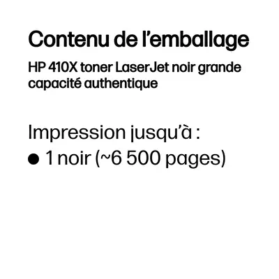 410X toner LaserJet noir grande capacité authentique - HP - Toner - visuel 2