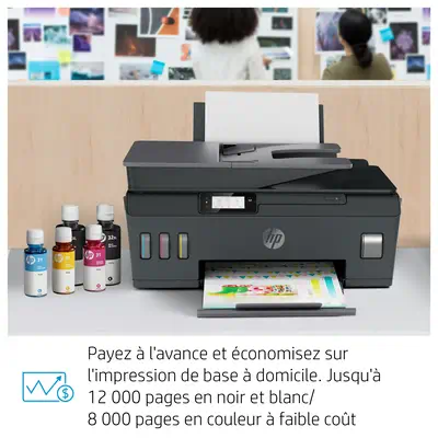 Smart Tank Plus 655 Sans fil All-in-One Couleur Imprimante, Copieur, Scanner - HP - Multifonctions Jet d'encre - visuel 6
