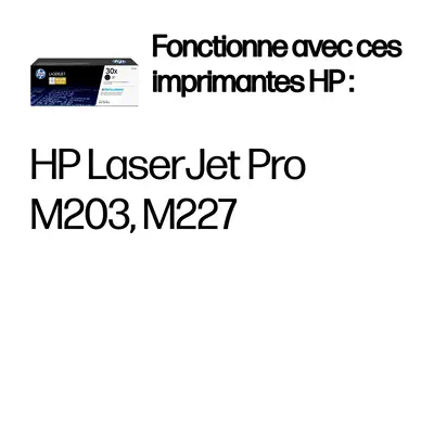 Cartouche de toner HP 30X LaserJet noir grande HP - visuel 1 - hello RSE - Conçues pour une fiabilité de pointe