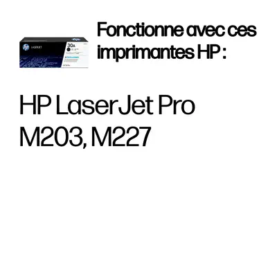 Cartouche de toner noir originale HP 30A LaserJet - Toner - visuel 2