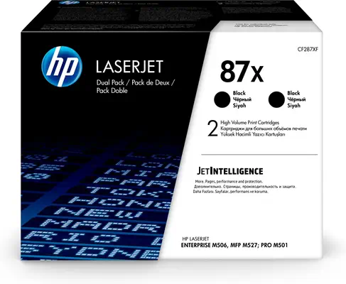 87X LaserJet, lot de 2 cartouches de toner grande capacité authentiques, noir - HP - Toner - visuel 9