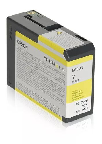 Vente EPSON T5804 cartouche de encre jaune capacité standard au meilleur prix