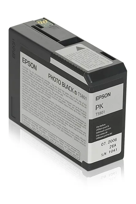 Vente Autres consommables EPSON T5801 cartouche de encre photo noir capacité sur hello RSE