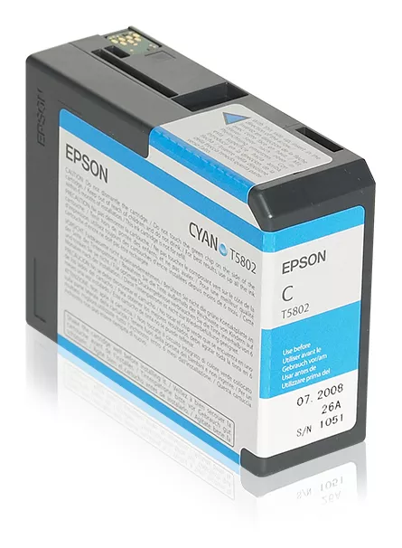 Vente Autres consommables EPSON T5802 cartouche de encre photo cyan capacité sur hello RSE