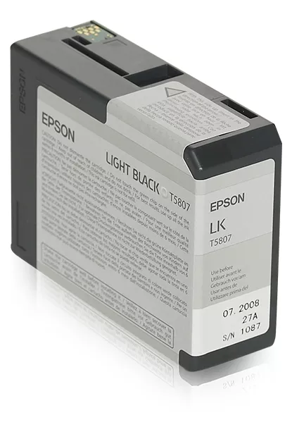 Achat EPSON T5807 cartouche de encre photo noir clair capacité au meilleur prix