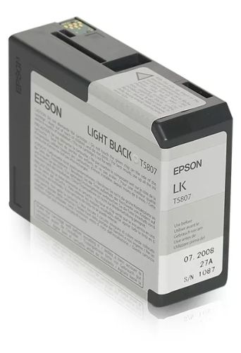 Achat EPSON T5807 cartouche de encre photo noir clair capacité - 0010343858831