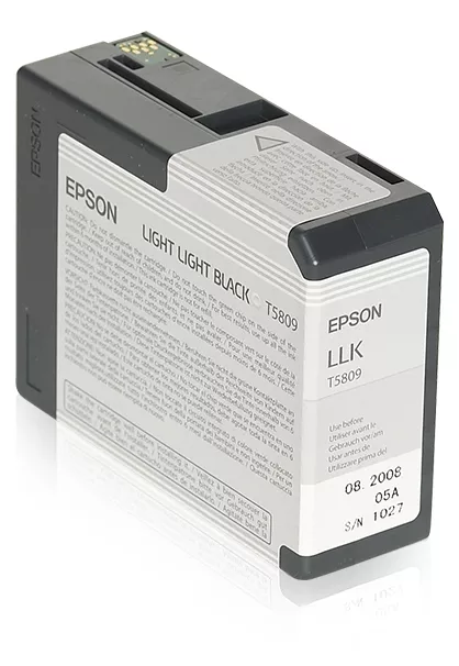Revendeur officiel Autres consommables EPSON T5809 cartouche de encre noir clair-clair capacité