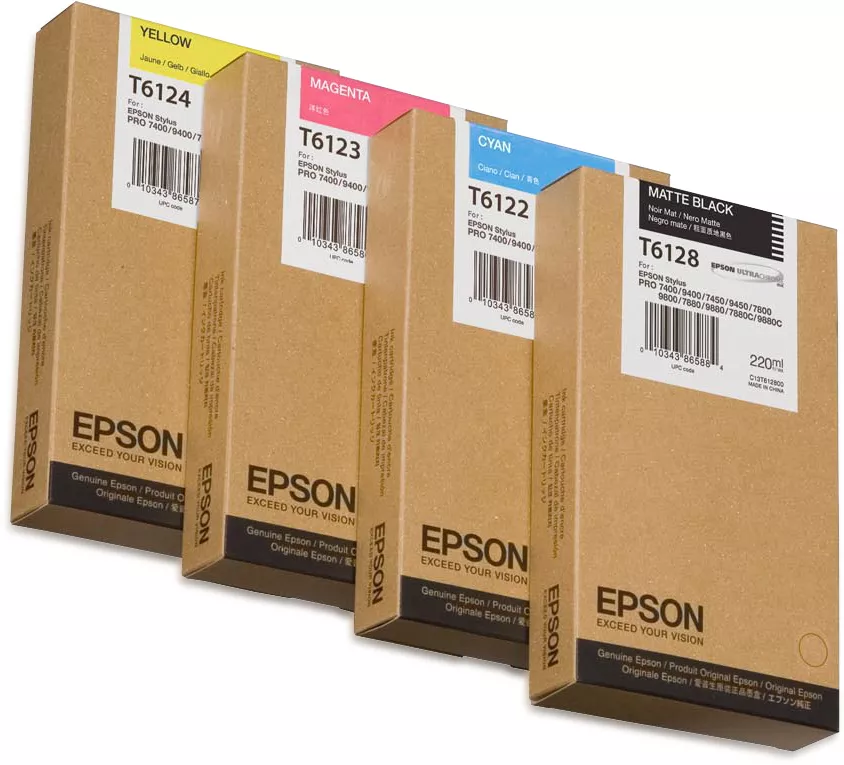 Revendeur officiel EPSON T6122 cartouche dencre cyan capacité standard