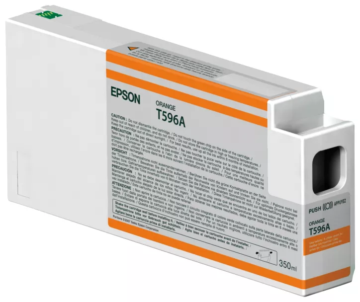 Revendeur officiel Autres consommables EPSON T596A cartouche de encre orange capacité standard
